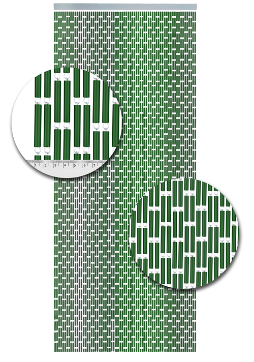 Staggered Plain Green 