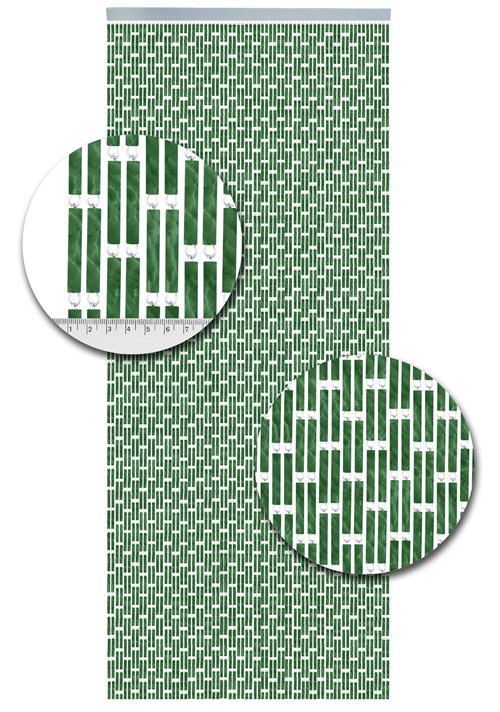 Staggered Speckled Green 